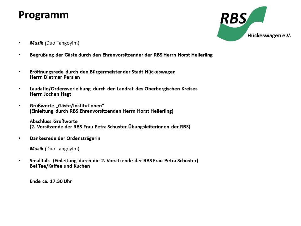 2017 04 11 Bild 2 Programm zur Ehrung von Brigitte Thiel mit Bundesverdienstkreuz