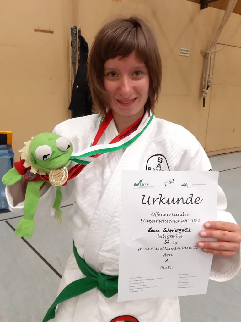 4. Platz für Judoka Laura Schwiergolik